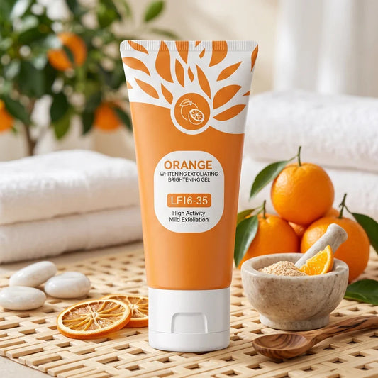 Gel Exfoliante ORANGE ambientado spa
